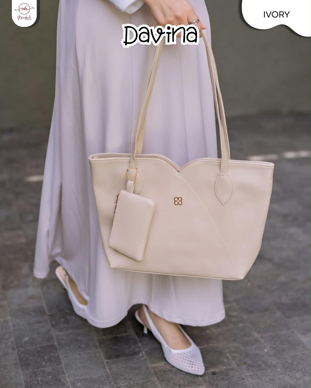 Davina Ivory - DAVINA DANIA TOTEBAG